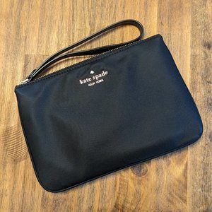 Kate Spade Black Chelsea Medium Wristlet Pouch